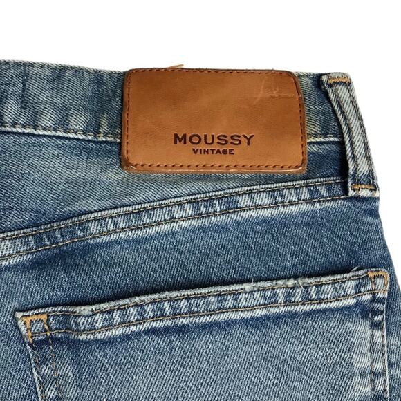 Moussy Vintage Howa Medium Wash High Rise Skinny Slim Leg Jeans Womens Size 24 - Picture 8 of 11